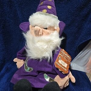 Folkmanis Purple Wizard Stuffed Animal